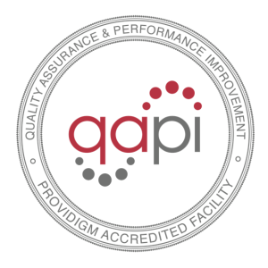 Quality Assurance and Performance Improvement, Providigm Accredited Facility badge.